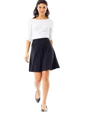 Royal Robbins Black A-Line Travel Ready Geneva’s point Skirt 50+UV protection